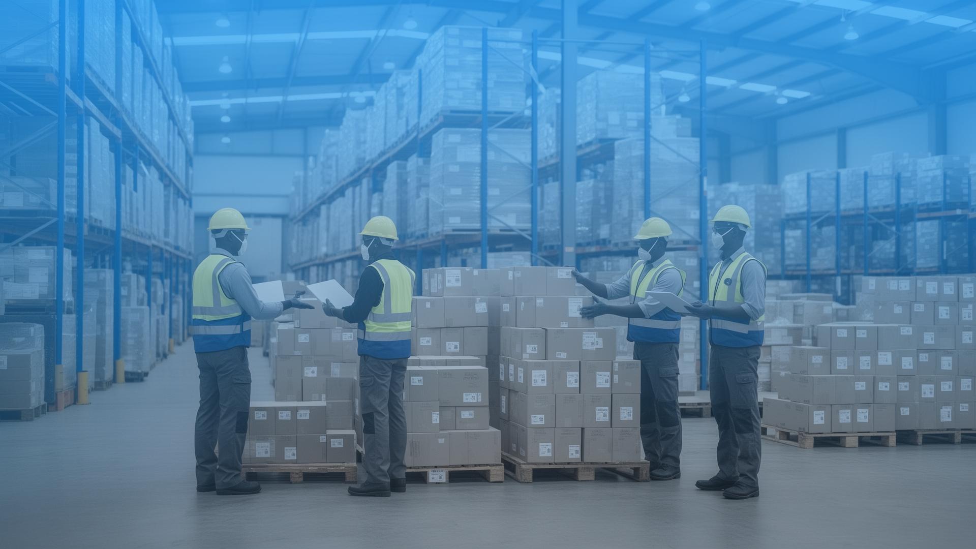 Procurement and supply warehouse in South Africa
